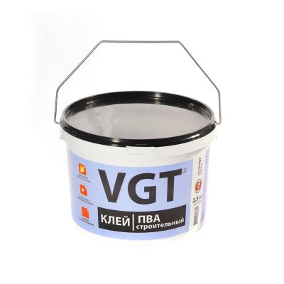 Лот: 24078697. Фото: 1. Клей ПВА VGT, строительный, однокомпонентный... Клеи, герметики, пена монтажная, клейкие ленты