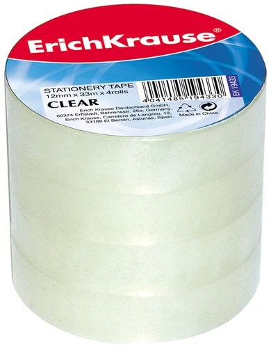 Лот: 7232526. Фото: 1. Клейкая лента Erich Krause Clear... Другое (канцелярские и офисные товары)