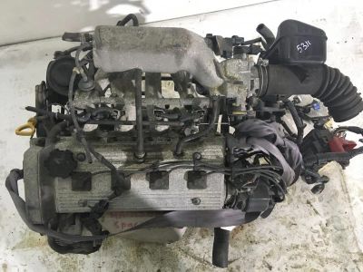 Лот: 10994753. Фото: 1. Двигатель Toyota Corolla Spacio... Двигатель и элементы двигателя