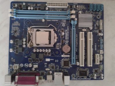 Лот: 14032068. Фото: 1. Материнская плата 1155 Gigabyte... Материнские платы