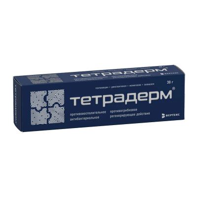 Лот: 25673536. Фото: 1. Тетрадерм крем для наружного применения... Лекарства
