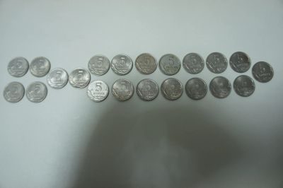 Лот: 20679096. Фото: 1. Набор монет - 5 коп. Россия после 1991 года