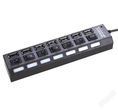 Лот: 2798558. Фото: 1. USB 1.1 HUB (хаб / разветвитель... USB хабы