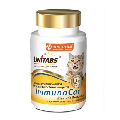 Лот: 11811445. Фото: 1. Витамины Unitabs (Юнитабс) ImmunoCat... Косметика для животных