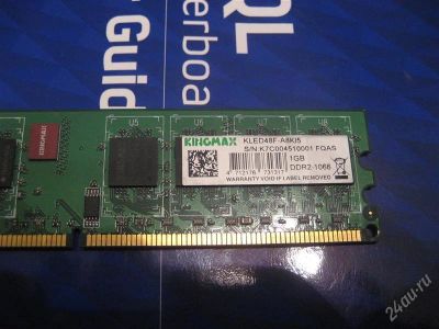 Лот: 1082495. Фото: 1. Kingmax DDR2 РС8500 1Gb. Оперативная память