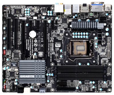 Лот: 4008426. Фото: 1. Материнская плата Gigabyte GA-Z68X-UD3H-B3... Материнские платы