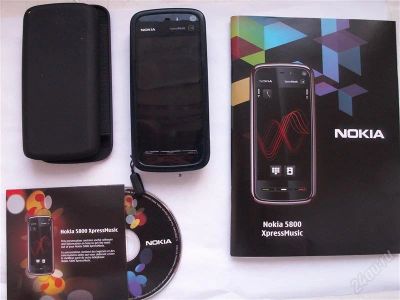 Лот: 1370033. Фото: 1. Nokia 5800 XpressMusic. Кнопочные мобильные телефоны