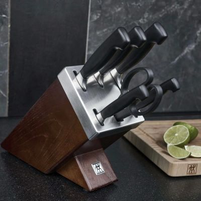 Лот: 24959154. Фото: 1. Набор ножей с заточкой Zwilling... Столовые приборы, ножи