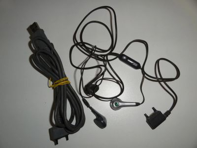 Лот: 13342433. Фото: 1. Гарнитура+шнур для sony ericsson. Наушники, гарнитуры