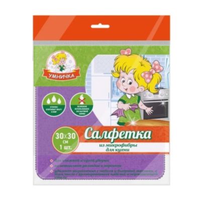 Лот: 24078582. Фото: 1. Салфетка бытовая для кухни, микрофибра... Инвентарь для уборки