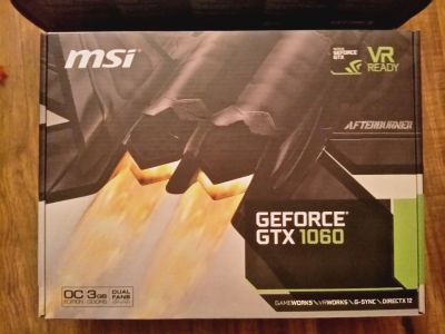 Лот: 15092482. Фото: 1. Видеокарта MSI GeForce GTX1060... Видеокарты