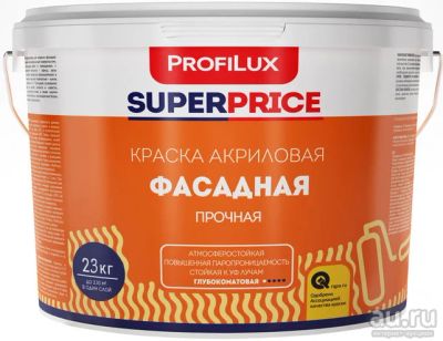 Лот: 18572489. Фото: 1. Краска ВД ProfiLux Superprice... Краски, лаки, растворитель