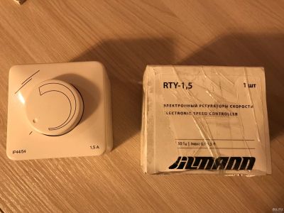 Лот: 14852986. Фото: 1. 2 Регулятора оборотов RTY-1,5... Вентиляция