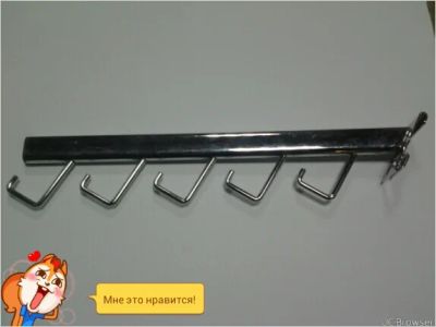Лот: 8548794. Фото: 1. Крючок хром для решетки. Торговое