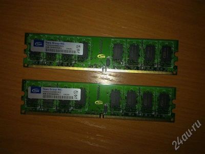 Лот: 687480. Фото: 1. 2*2гб DDR 2. Оперативная память