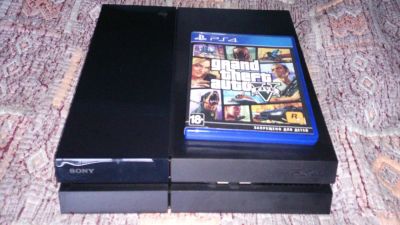 Лот: 5109769. Фото: 1. sony playstation 4 +gta V. Игровые приставки, консоли