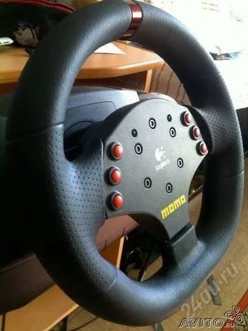 Лот: 1476681. Фото: 1. logitech momo racing| обмен... Рули, джойстики