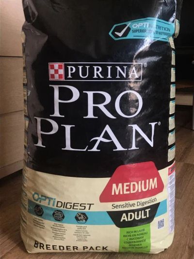 Лот: 9977984. Фото: 1. ProPlan (ПроПлан) с ягненком 18... Корма
