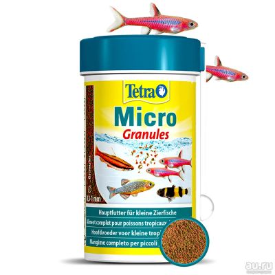 Лот: 17099811. Фото: 1. TETRA micro granules 100ml микро... Корма