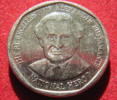 Лот: 18846437. Фото: 1. Ямайка 1 доллар, 2012 г. Остальные страны
