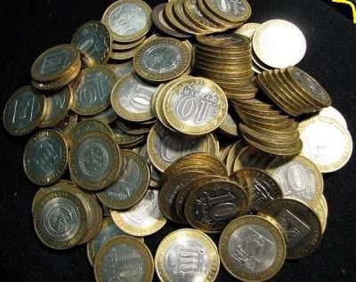 Лот: 9861026. Фото: 1. 55 монет БИМеталл. Россия после 1991 года
