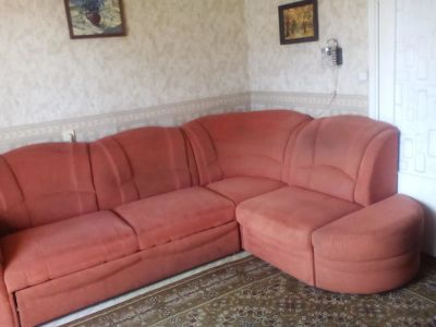 Лот: 10168439. Фото: 1. Диван угловой + кресло. Диваны