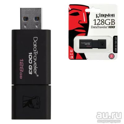 Лот: 13719195. Фото: 1. Флэш-диск Kingston 128Gb. USB-флеш карты
