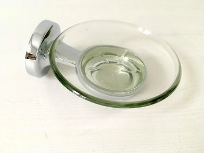 Лот: 6669978. Фото: 1. 🚰 Мыльница Rosenberg стеклянная... Аксессуары для ванной