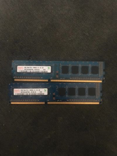 Лот: 18731465. Фото: 1. Озу 2*2 gb ddr3 1333. Оперативная память