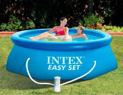 Лот: 20043295. Фото: 1. Надувной бассейн INTEX Easy Set... Бассейны, аксессуары и комплектующие