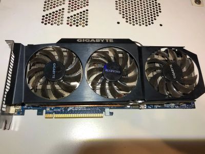 Лот: 14932280. Фото: 1. Обменяю видеокарту GTX 570 Gigabyte... Видеокарты