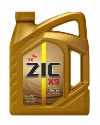Лот: 14492849. Фото: 1. ZIC X9 5W-30 синт 4L (Масло моторное... Масла, жидкости