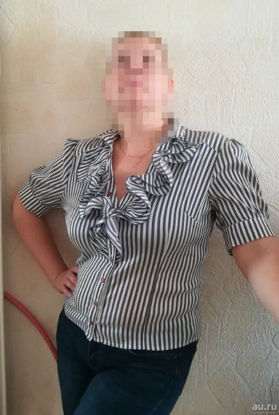 Лот: 18150192. Фото: 1. Блузка полосатая. Блузы, рубашки
