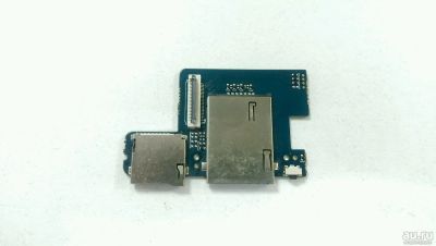 Лот: 10054073. Фото: 1. Плата с Sim и MMC коннекторами... Запчасти для планшетов