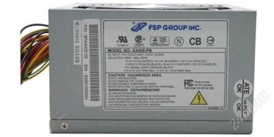 Лот: 2603876. Фото: 1. Блок питания ATX фирма FSP 450W... Корпуса, блоки питания