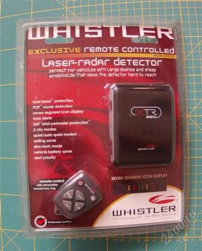 Лот: 1623155. Фото: 1. Радар-детектор (антирадар) Whistler... Видеорегистраторы,  радар-детекторы, системы парковки