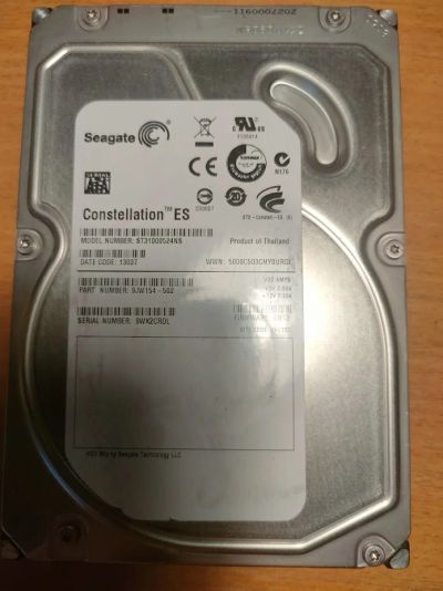 Лот: 18450020. Фото: 1. HDD ST31000524NS 1TB. Жёсткие диски