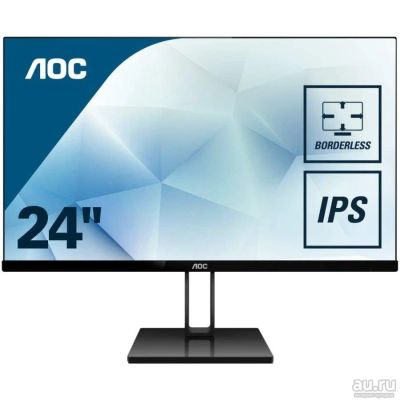 Лот: 17706898. Фото: 1. Монитор 23.8" AOC 24V2Q, 1920... ЖК-мониторы