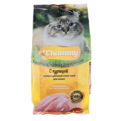Лот: 14484373. Фото: 1. Chammy (Чамми) 1,9кг курица сухой... Корма