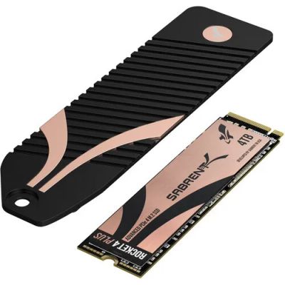 Лот: 21437885. Фото: 1. SSD диск Sabrent 4TB Rocket 4... Жёсткие диски (HDD)