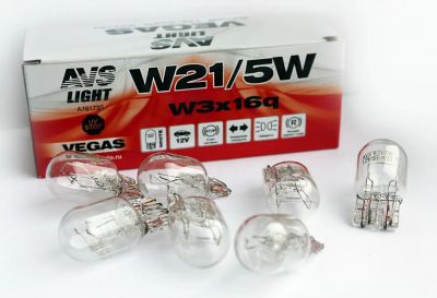 Лот: 20584493. Фото: 1. Лампа AVS Vegas 12V. W21/5W(W3x16q... Оптика и освещение
