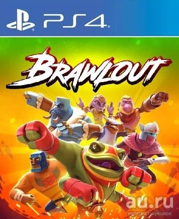 Лот: 16530164. Фото: 1. Brawlout. Игра для PS4. 1-4 игрока... Игры для консолей
