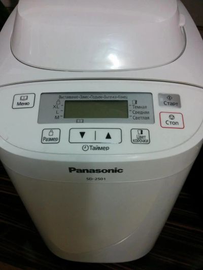 Лот: 5530154. Фото: 1. Хлебопечка Panasonic SD-2501. Кухонная
