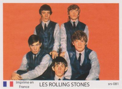 Лот: 10614798. Фото: 1. Rolling Stones коллекционная карточка... Наклейки, фантики, вкладыши
