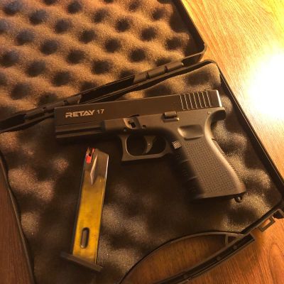 Лот: 25047331. Фото: 1. СХП Glock 17 Retay не новодел. Сигнальное и охолощенное (СХП) оружие