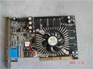 Лот: 90689. Фото: 1. Видеокарта GEFORCE TI 4200 8X... Видеокарты