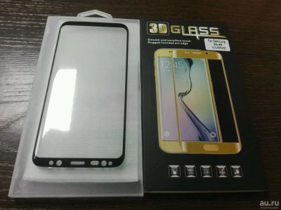 Лот: 10153543. Фото: 1. Защитное стекло 3d samsung s8... Дисплеи, дисплейные модули, тачскрины