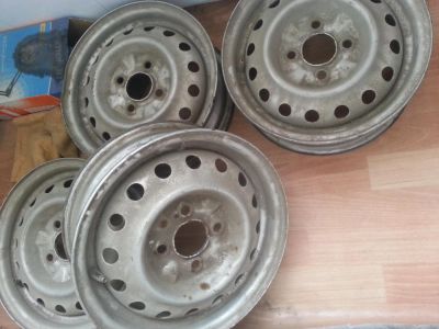 Лот: 4193489. Фото: 1. Диски штамповка R13 4X100, японские... Диски
