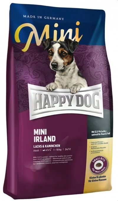 Лот: 13983787. Фото: 1. Happy Dog (Хэппи Дог) Лосось Кролик... Корма