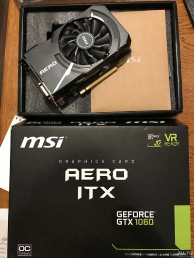 Лот: 13271067. Фото: 1. Видеокарта msi GeForce GTX 1060... Видеокарты